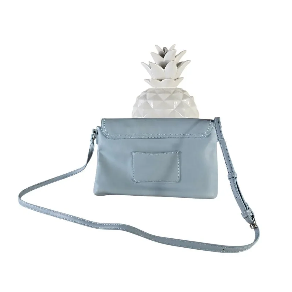 Kaari Blue Elegant Gray Crossbody Bag